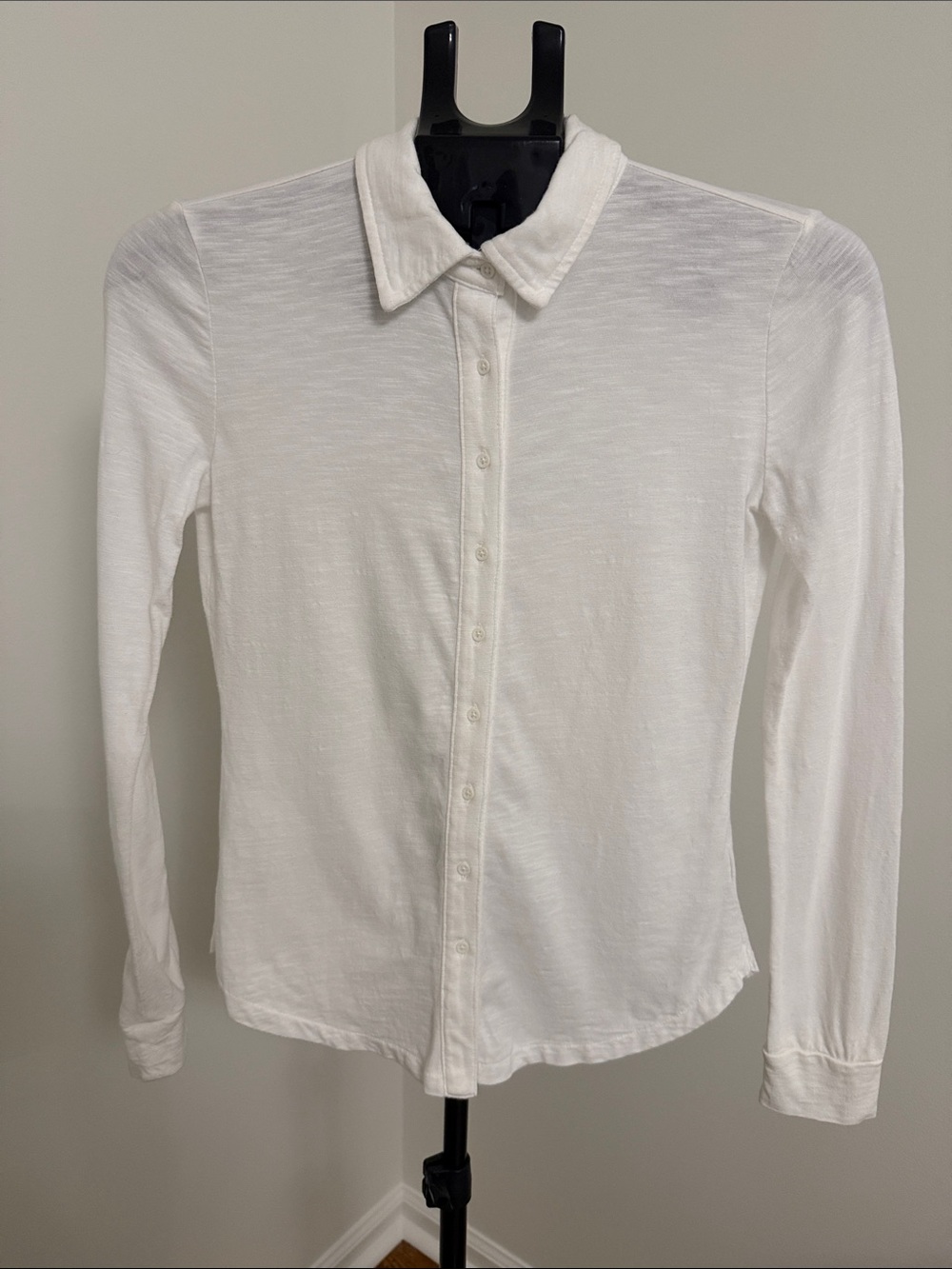 Classic White Button-Down Women's Shirt